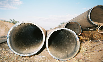 West Texas 80 year old line pipe in good condition